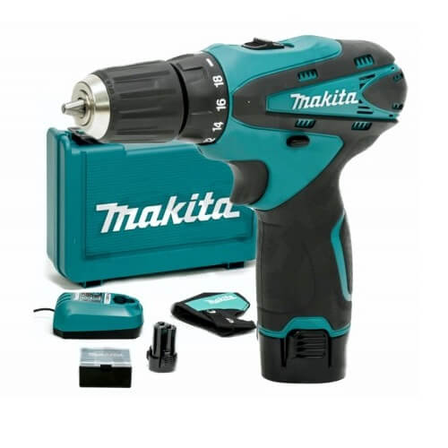 Makita DF330DWE, 10.8V 1.3AH 10mm (3/8") Drill | MisterKIO - Your Hardware Buddy